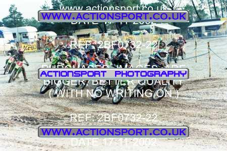 Photo: 2BF0732-22 ActionSport Photography 17/11/2002 ACU Y Bike Motocross - Matchams Park _1_85cc #3