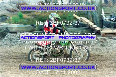 Photo: 2BF0732-37 ActionSport Photography 17/11/2002 ACU Y Bike Motocross - Matchams Park _1_85cc #49