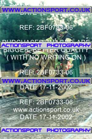 Photo: 2BF0733-06 ActionSport Photography 17/11/2002 ACU Y Bike Motocross - Matchams Park _1_85cc #43