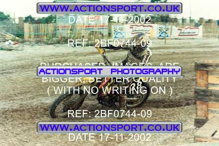 Photo: 2BF0744-09 ActionSport Photography 17/11/2002 ACU Y Bike Motocross - Matchams Park _3_OpenAdult #28