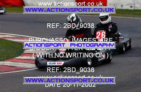 Photo: 2BD_9038 ActionSport Photography 20/11/2002 British Universities Kart Championship - Buckmore Park _1_AllDrivers #26
