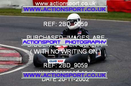 Photo: 2BD_9059 ActionSport Photography 20/11/2002 British Universities Kart Championship - Buckmore Park _1_AllDrivers #26