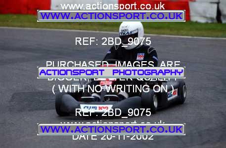 Photo: 2BD_9075 ActionSport Photography 20/11/2002 British Universities Kart Championship - Buckmore Park _1_AllDrivers #25