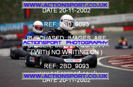 Photo: 2BD_9093 ActionSport Photography 20/11/2002 British Universities Kart Championship - Buckmore Park _1_AllDrivers #27