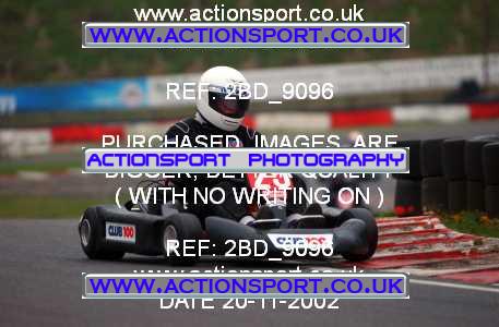 Photo: 2BD_9096 ActionSport Photography 20/11/2002 British Universities Kart Championship - Buckmore Park _1_AllDrivers #25