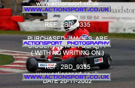 Photo: 2BD_9335 ActionSport Photography 20/11/2002 British Universities Kart Championship - Buckmore Park _1_AllDrivers #15