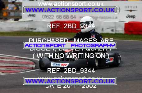 Photo: 2BD_9344 ActionSport Photography 20/11/2002 British Universities Kart Championship - Buckmore Park _1_AllDrivers #25