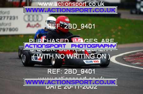 Photo: 2BD_9401 ActionSport Photography 20/11/2002 British Universities Kart Championship - Buckmore Park _1_AllDrivers #7