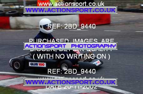 Photo: 2BD_9440 ActionSport Photography 20/11/2002 British Universities Kart Championship - Buckmore Park _1_AllDrivers #30