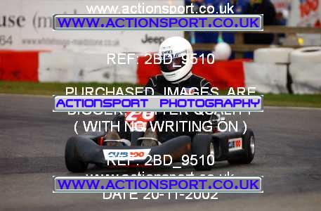 Photo: 2BD_9510 ActionSport Photography 20/11/2002 British Universities Kart Championship - Buckmore Park _1_AllDrivers #26