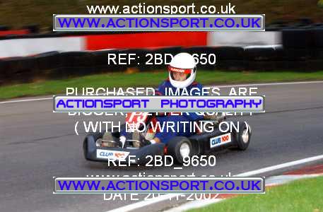 Photo: 2BD_9650 ActionSport Photography 20/11/2002 British Universities Kart Championship - Buckmore Park _1_AllDrivers #13