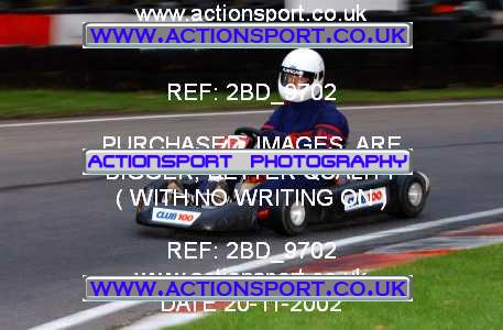 Photo: 2BD_9702 ActionSport Photography 20/11/2002 British Universities Kart Championship - Buckmore Park _1_AllDrivers #13