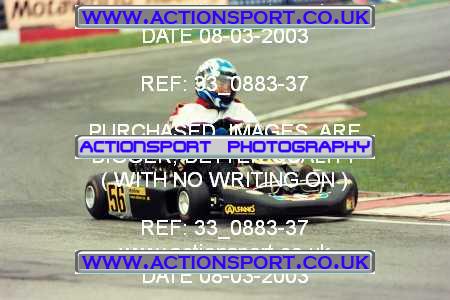 Photo: 33_0883-37 ActionSport Photography 08/03/2003 F6 Karting - Buckmore Park _1_Biland #56