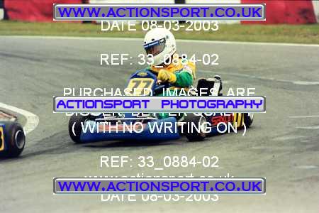 Photo: 33_0884-02 ActionSport Photography 08/03/2003 F6 Karting - Buckmore Park _1_Biland #77