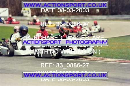 Photo: 33_0886-27 ActionSport Photography 08/03/2003 F6 Karting - Buckmore Park _3_Junior4Stroke_JuniorRoyale #25
