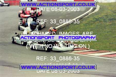 Photo: 33_0886-35 ActionSport Photography 08/03/2003 F6 Karting - Buckmore Park _3_Junior4Stroke_JuniorRoyale #25