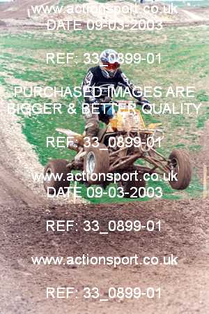 Photo: 33_0899-01 ActionSport Photography 09/03/2003 ACU Hampshire Motocross Club - Foxholes, Bishopstone  _2_Quads #5