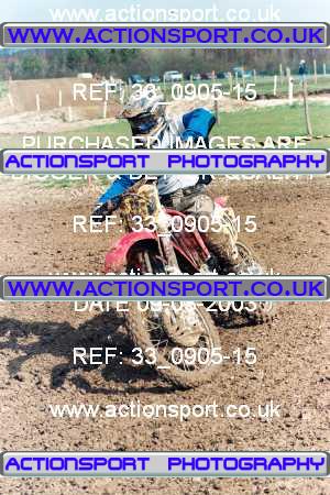 Photo: 33_0905-15 ActionSport Photography 09/03/2003 ACU Hampshire Motocross Club - Foxholes, Bishopstone  _1_Solos #125