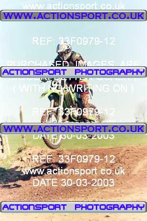 Photo: 33F0979-12 ActionSport Photography 30/03/2003 Warley Wasps SSC - Sherwood Forest _1_AMX #91