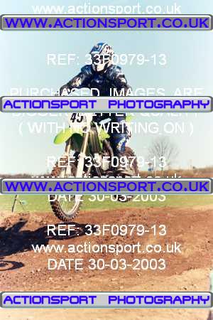 Photo: 33F0979-13 ActionSport Photography 30/03/2003 Warley Wasps SSC - Sherwood Forest _1_AMX #45