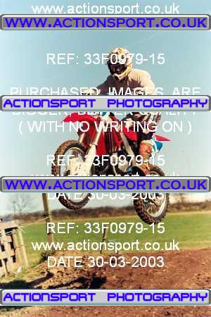 Photo: 33F0979-15 ActionSport Photography 30/03/2003 Warley Wasps SSC - Sherwood Forest _1_AMX #32