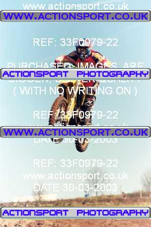 Photo: 33F0979-22 ActionSport Photography 30/03/2003 Warley Wasps SSC - Sherwood Forest _1_AMX #10
