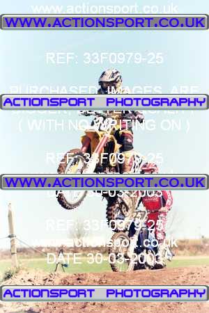 Photo: 33F0979-25 ActionSport Photography 30/03/2003 Warley Wasps SSC - Sherwood Forest _1_AMX #28