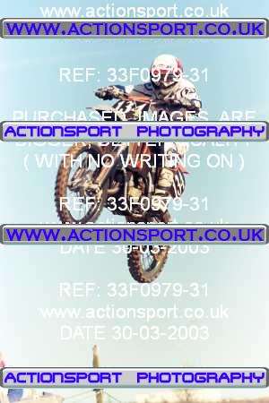 Photo: 33F0979-31 ActionSport Photography 30/03/2003 Warley Wasps SSC - Sherwood Forest _1_AMX #134