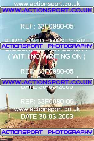 Photo: 33F0980-05 ActionSport Photography 30/03/2003 Warley Wasps SSC - Sherwood Forest _2_Seniors #9