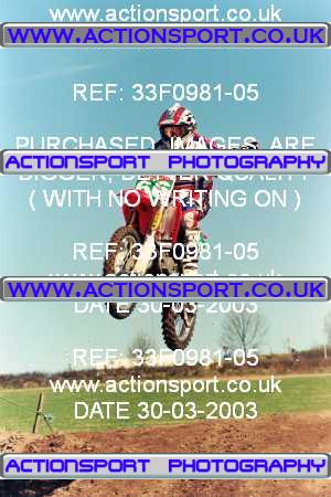 Photo: 33F0981-05 ActionSport Photography 30/03/2003 Warley Wasps SSC - Sherwood Forest _3_BW85s #66
