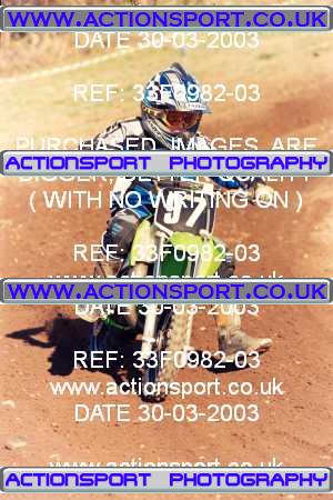 Photo: 33F0982-03 ActionSport Photography 30/03/2003 Warley Wasps SSC - Sherwood Forest _5_65s #97