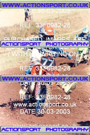 Photo: 33F0982-28 ActionSport Photography 30/03/2003 Warley Wasps SSC - Sherwood Forest _5_65s #77