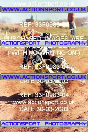 Photo: 33F0983-04 ActionSport Photography 30/03/2003 Warley Wasps SSC - Sherwood Forest _1_AMX #64