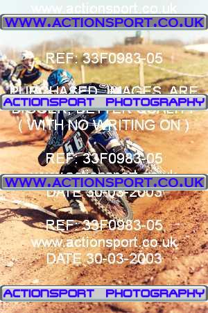 Photo: 33F0983-05 ActionSport Photography 30/03/2003 Warley Wasps SSC - Sherwood Forest _1_AMX #56
