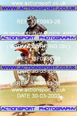 Photo: 33F0983-28 ActionSport Photography 30/03/2003 Warley Wasps SSC - Sherwood Forest _1_AMX #47