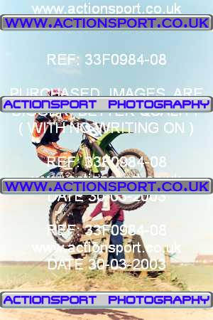 Photo: 33F0984-08 ActionSport Photography 30/03/2003 Warley Wasps SSC - Sherwood Forest _2_Seniors #88