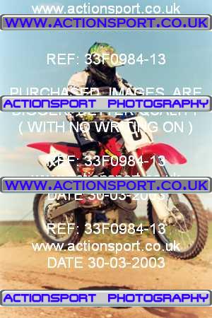 Photo: 33F0984-13 ActionSport Photography 30/03/2003 Warley Wasps SSC - Sherwood Forest _2_Seniors #9