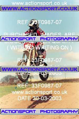 Photo: 33F0987-07 ActionSport Photography 30/03/2003 Warley Wasps SSC - Sherwood Forest _4_SW85s #251