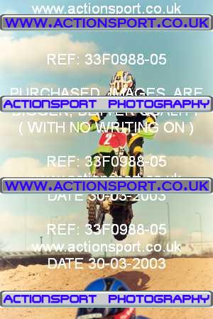 Photo: 33F0988-05 ActionSport Photography 30/03/2003 Warley Wasps SSC - Sherwood Forest _4_SW85s #2