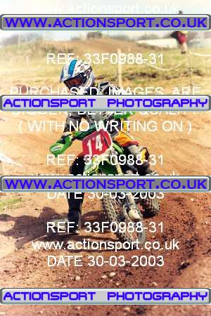 Photo: 33F0988-31 ActionSport Photography 30/03/2003 Warley Wasps SSC - Sherwood Forest _4_SW85s #14