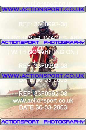 Photo: 33F0992-08 ActionSport Photography 30/03/2003 Warley Wasps SSC - Sherwood Forest _4_SW85s #2000