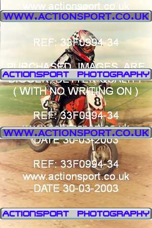 Photo: 33F0994-34 ActionSport Photography 30/03/2003 Warley Wasps SSC - Sherwood Forest _6_Autos #8
