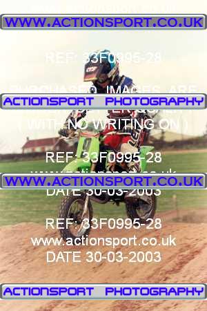 Photo: 33F0995-28 ActionSport Photography 30/03/2003 Warley Wasps SSC - Sherwood Forest _6_Autos #9