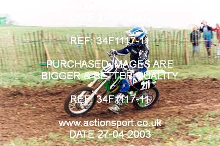 Photo: 34F1117-11 ActionSport Photography 27/04/2003 AMCA Dursley & District MCC - Nympsfield  _7_InterJuniors #211
