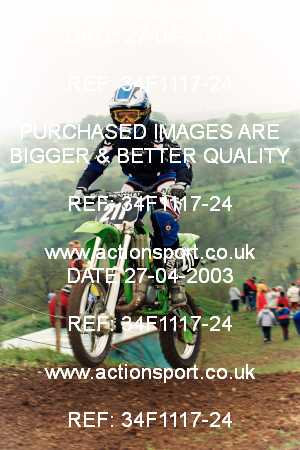 Photo: 34F1117-24 ActionSport Photography 27/04/2003 AMCA Dursley & District MCC - Nympsfield  _7_InterJuniors #211