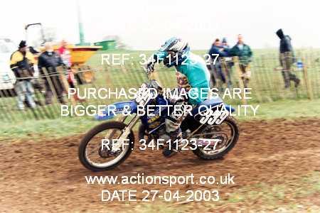 Photo: 34F1123-27 ActionSport Photography 27/04/2003 AMCA Dursley & District MCC - Nympsfield  _3_JuniorGp2 #339