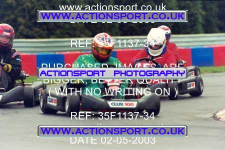 Photo: 35F1137-34 ActionSport Photography 02/05/2003 Club 100 Kart Enduro - Clay Pigeon Raceway _1_AllDrivers #31