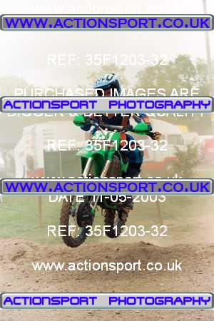 Photo: 35F1203-32 ActionSport Photography 11/05/2003 AMCA Cannock MCC - Heath Hayes  _6_JuniorsGp2 #331