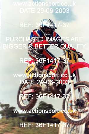Photo: 36F1417-37 ActionSport Photography 29/06/2003 AMCA Bridgwater MXC - The Pan, Enmore  _3_Experts #64