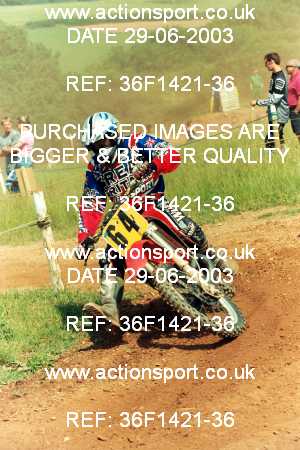 Photo: 36F1421-36 ActionSport Photography 29/06/2003 AMCA Bridgwater MXC - The Pan, Enmore  _3_Experts #64